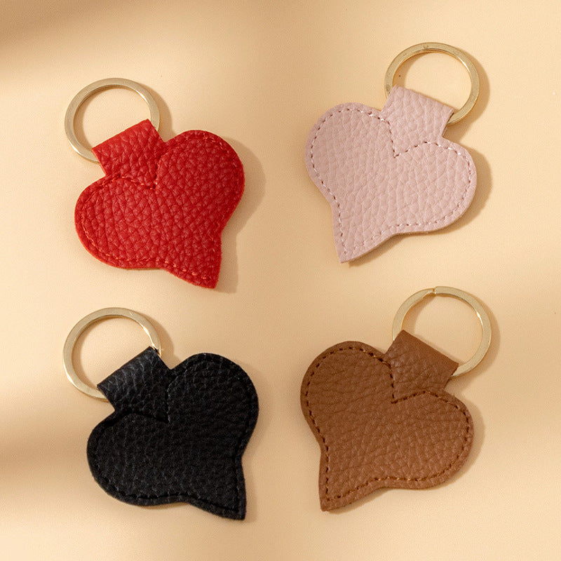 Wholesale Maple Leaf Leather Key Leather Metal Keychain